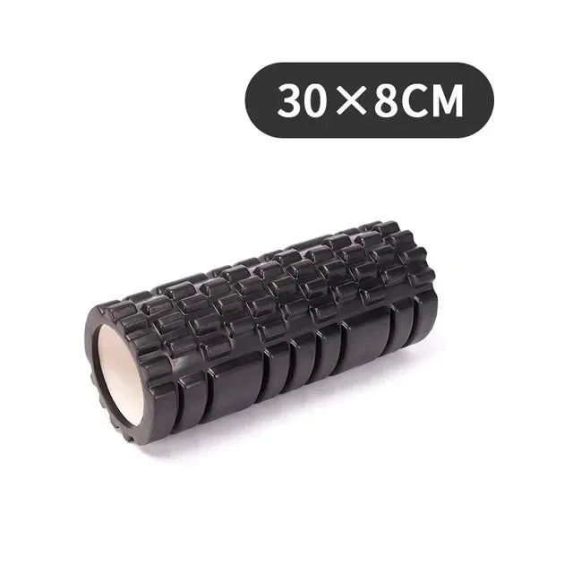30cm Yoga Column Foam Fitness Muscle Training Pilates Sports Massage Foam Roller Grid Trigger Point Therapy Home Gym Exercise