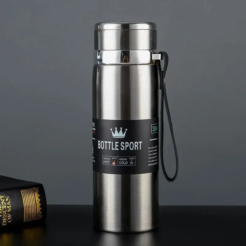 1L Thermal Water Bottle Keep Cold and Hot Thermos for Water Tea Coffee Vacuum Flasks Stainless Steel Thermos Bottle