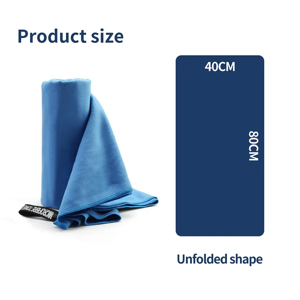 Fast Dry Sport Towel Multifunctional Travel Swimming Yoga Ultra Soft Lightweight Super Absorbent Microfiber Material for Gym