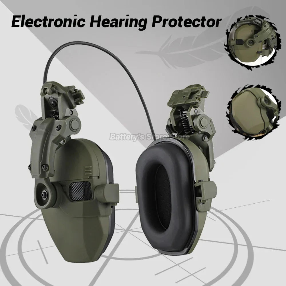 Professional Tactical Electronic Shooting Earmuff Outdoor Hunting Sports Anti-noise Headset Sound Amplification Headphone