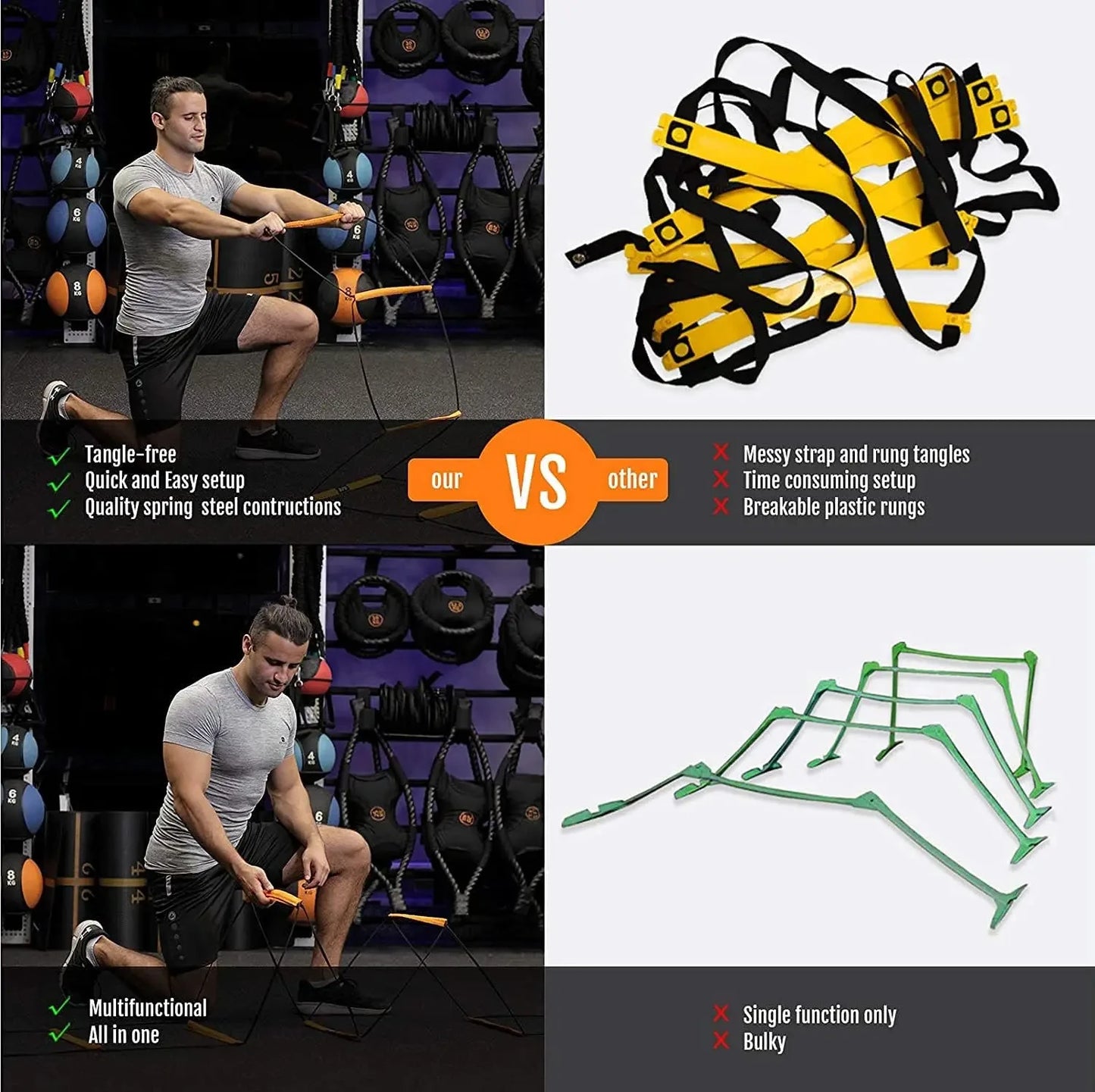 Multifunctional Agility Ladder